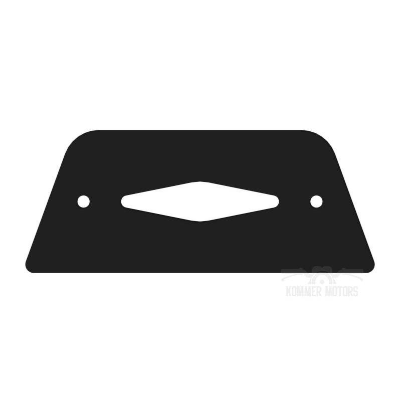 EMP Sierplaat Cover Laag Window | Zwart