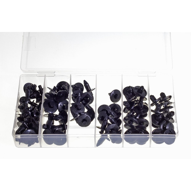 Biketek Rivets Assorti Box 80-delig | Plastic