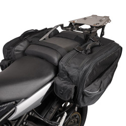 Biketek Zadeltassen Urbano 24-38 liter | Zwart