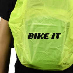 Biketek Cover Rugtas Waterdicht | Fluorgeel