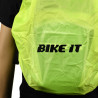 Biketek Cover Rugtas Waterdicht | Fluorgeel