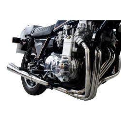 Delkevic Uitlaatsysteem 4-1 Classic Megaphone | Zilver | Kawasaki Z1300