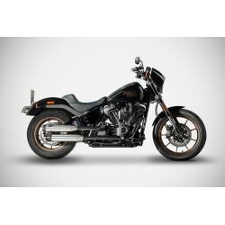 Zard Uitlaten RVS | Zwart | Harley Davidson Dyna Street Bob & Softail Low Rider & Softail Standard