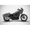 Zard Uitlaten RVS | Zwart | Harley Davidson Dyna Street Bob & Softail Low Rider & Softail Standard