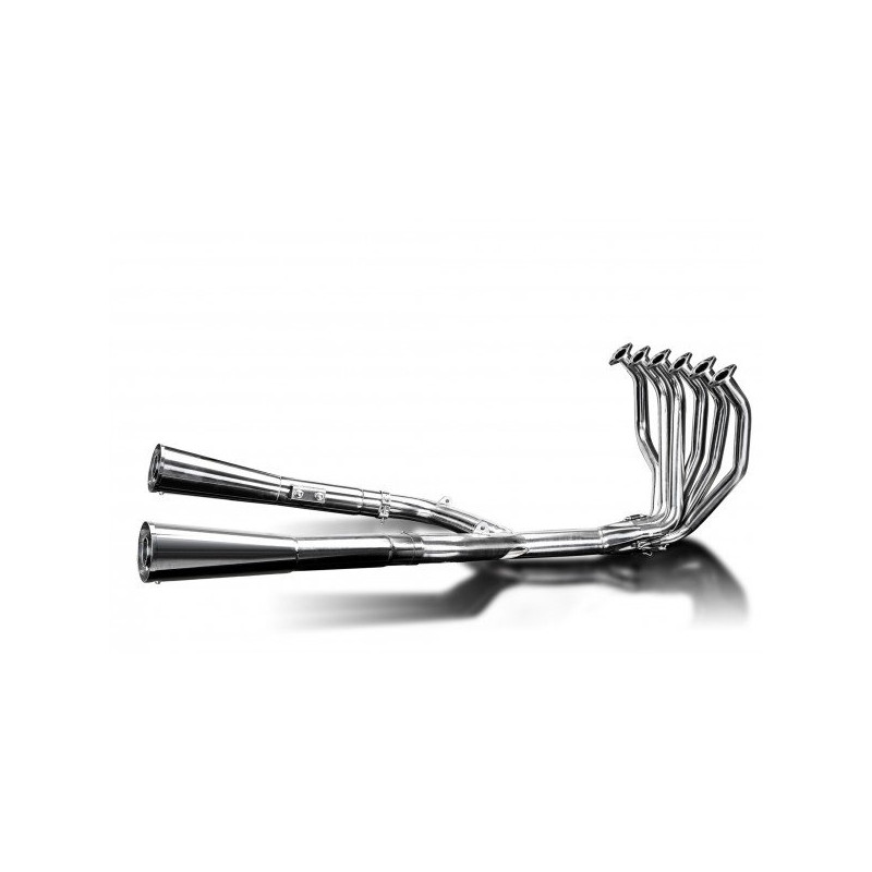 Delkevic Uitlaatsysteem 4-1 Classic Megaphone | Zilver | Kawasaki Z1300