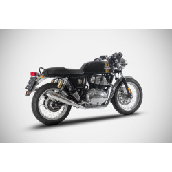 Zard Uitlaten Conisch RVS | Zilver | Royal Enfield 650 GT Continental & 650 Interceptor