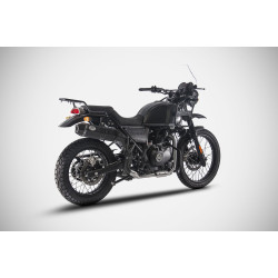 Zard Uitlaat Hoog RVS | Zwart | Royal Enfield 411 Himalayan