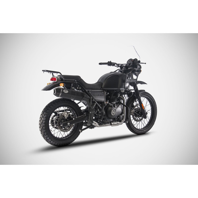 Zard Uitlaat Hoog RVS | Zwart | Royal Enfield 411 Himalayan