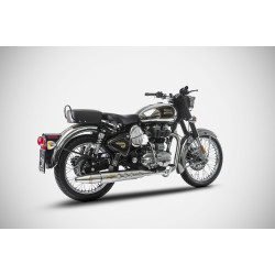 Zard Uitlaat Conisch RVS | Zilver | Royal Enfield 500 Classic