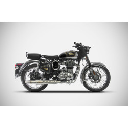 Zard Uitlaat Conisch RVS | Zilver | Royal Enfield 500 Classic