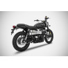 Zard Uitlaten Six Days RVS | Zilver | Triumph Scrambler 900
