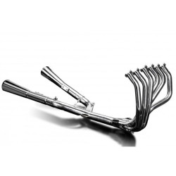 Delkevic Uitlaatsysteem 4-1 Classic Megaphone | Zilver | Kawasaki Z1300