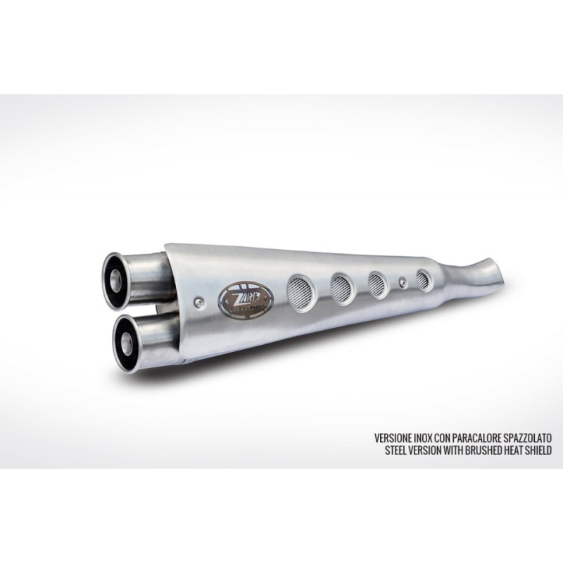 Zard Uitlaatsysteem 2-1 Hoog Special Edition RVS | Zilver | Triumph Scrambler 865